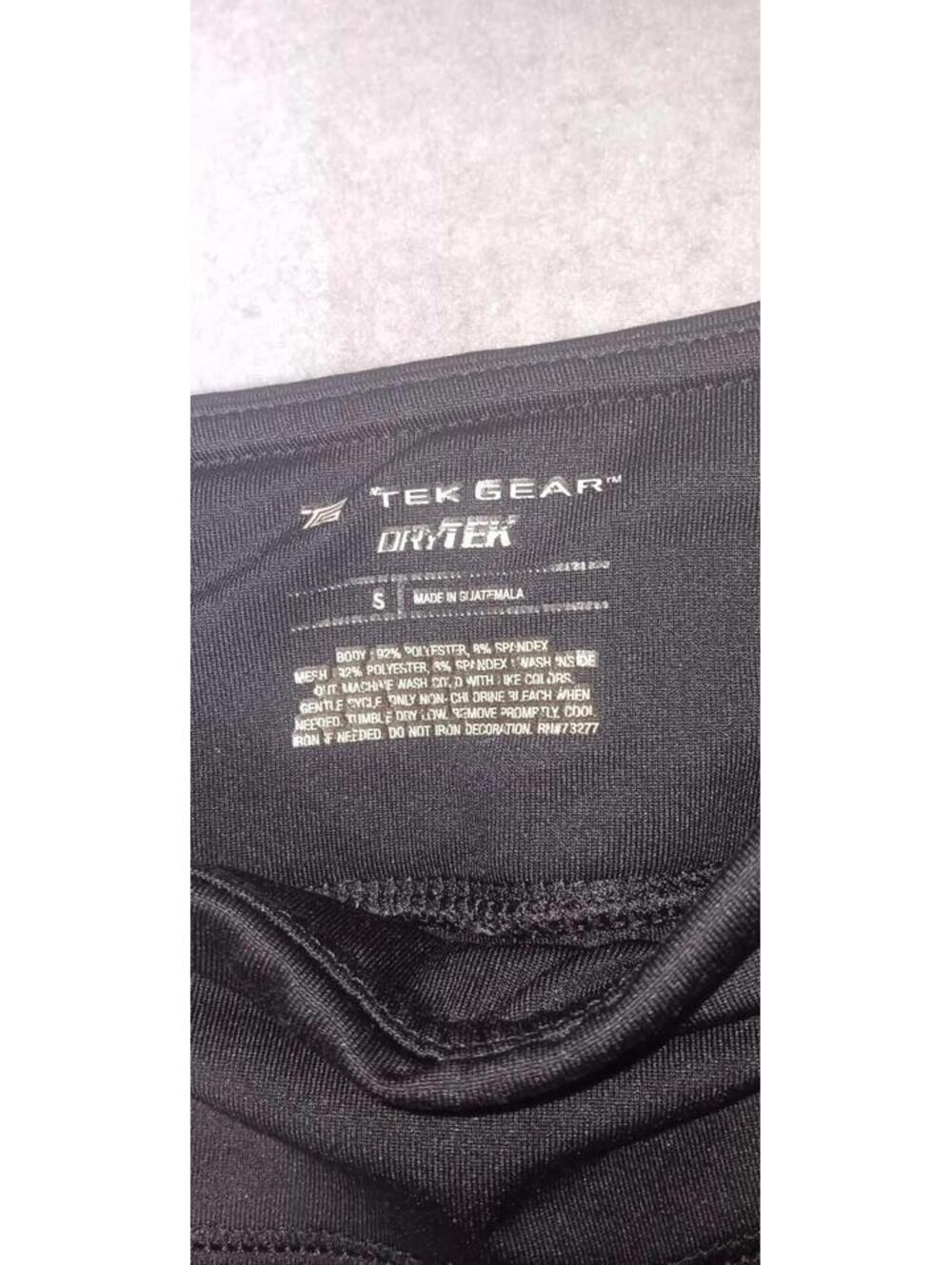 Tek Gear Dry Tek Capris Leggings Womens Size Small Black Blue And Green... - Picture 2 of 9